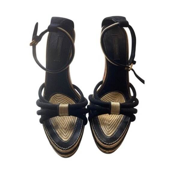 Louis Vuitton Strappy Platform High Heel Sandals – Size 35.5 (Made in Italy) - Picture 2 of 12